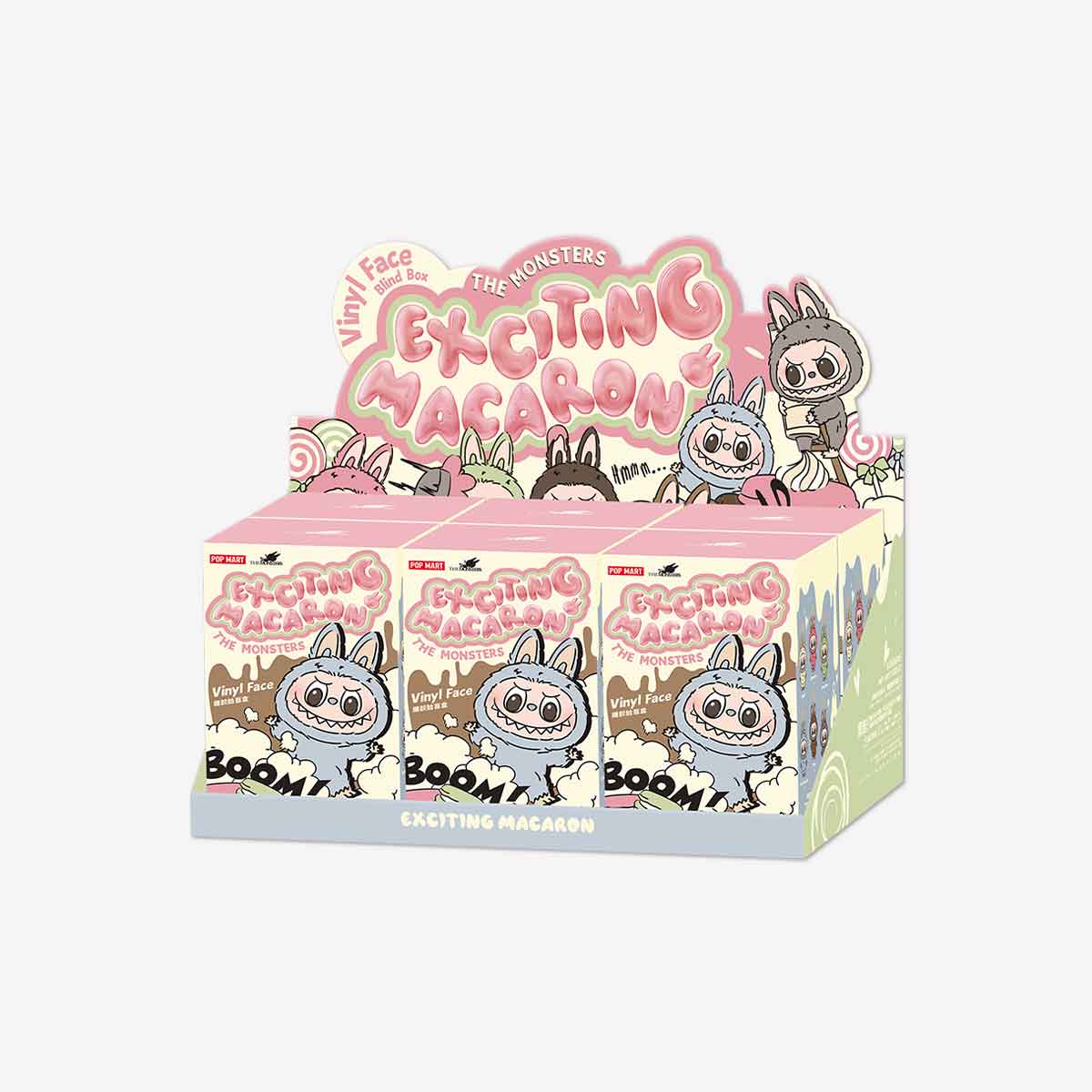The Monsters Exciting Macaron Vinyl Plush Pendant Full Set (6 Blind Box)