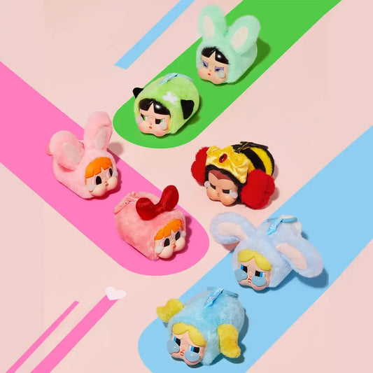 POP MART LABUBU CRYBABY x Powerpuff Girls Series- Vinyl Face Plush Blind Box